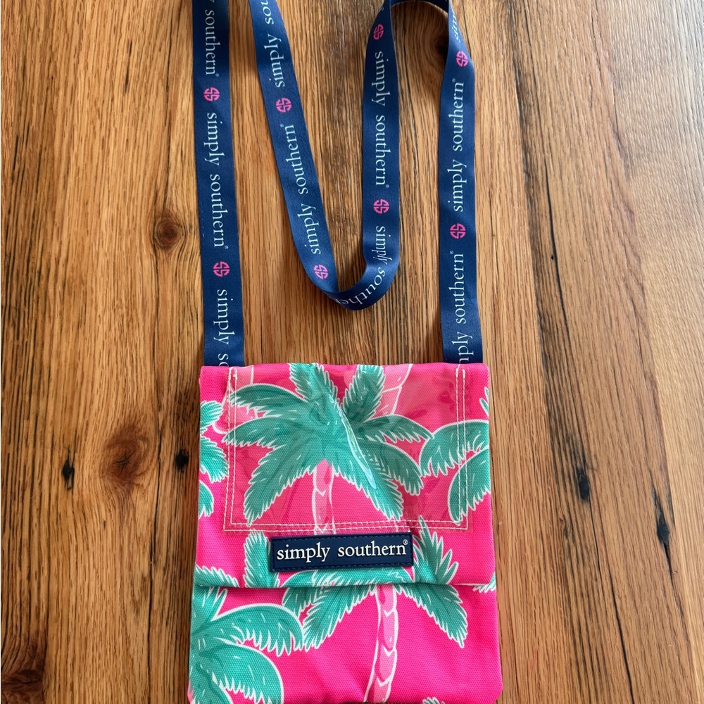 Simply Southern Tropical Pink and Green Bag